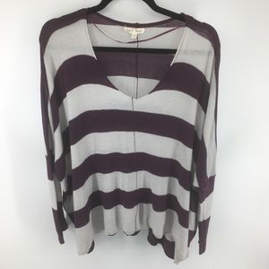 Anthropologie Hem & Thread Striped Sweater